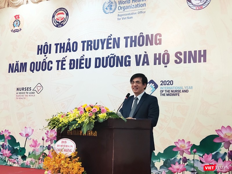 ThS. Phạm Đức Mục – Chủ tịch Hội Điều dưỡng Việt Nam. Ảnh: Minh Thúy