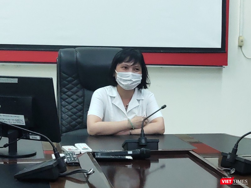 TS. BS. Nguyễn Kim Thư thông tin về sốt xuất huyết. Ảnh: Minh Thúy TS. BS. Nguyễn Kim Thư thông tin về sốt xuất huyết. Ảnh: Minh Thúy