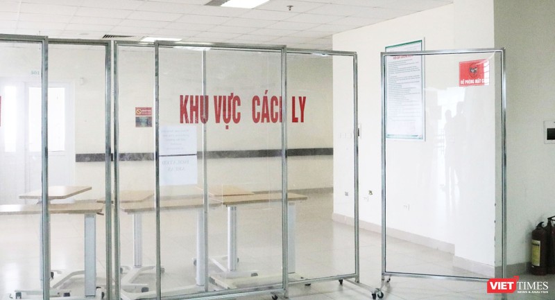 Khu vực cách ly (Ảnh: Minh Thúy) 