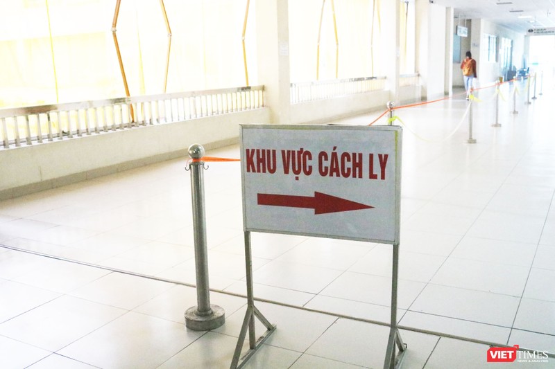 Khu vực cách ly (Ảnh: Minh Thúy) 