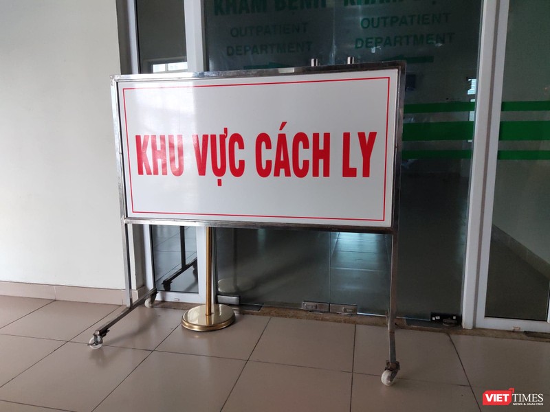 Khu vực cách ly phòng COVID-19 (Ảnh: Minh Thuý) 