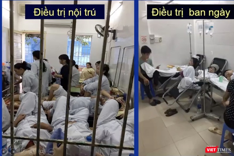 Trung tâm Bệnh Nhiệt đới Bệnh viện Bạch Mai điều trị cho bệnh nhân sốt xuất huyết trong năm 2017 (Ảnh: Minh Thúy)