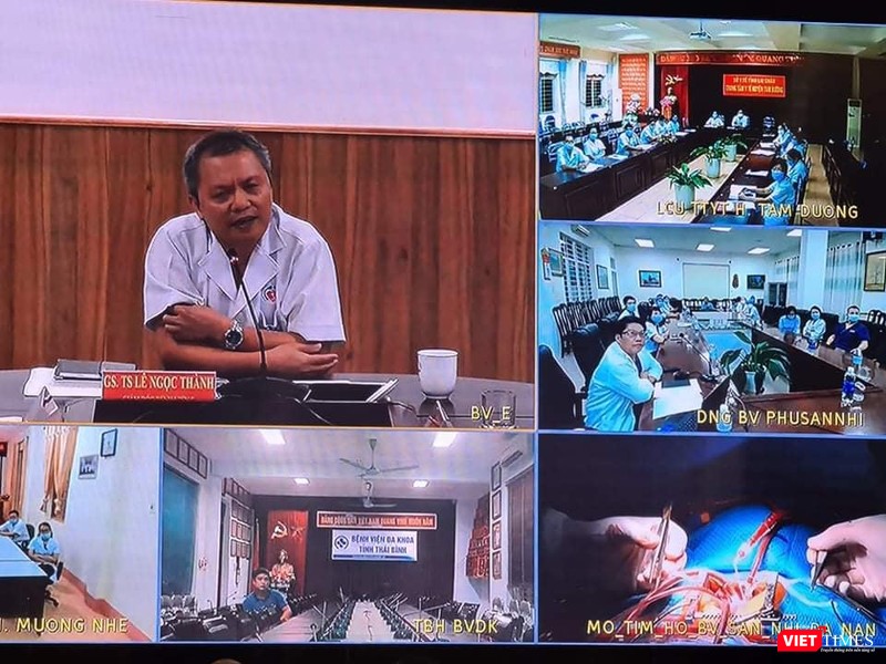 Các điểm cầu kết nối khám, chữa bệnh từ xa (Ảnh: Minh Thúy)