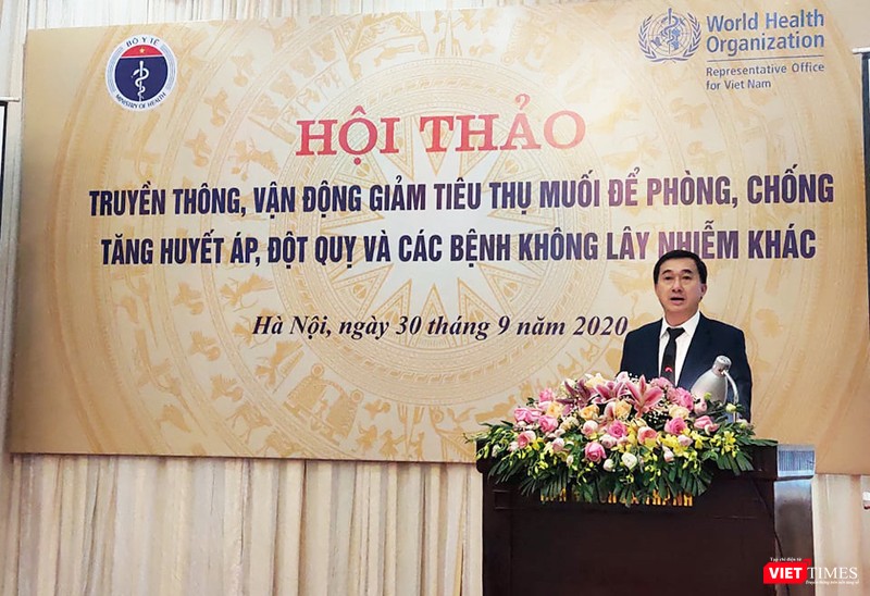 Thứ trưởng Bộ Y tế Trần Văn Thuấn (Ảnh: Minh Thúy)