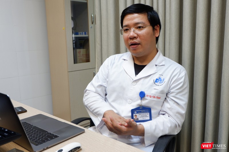 BSCKII. Nguyễn Tiến Thành – Phó trưởng Khoa Laser và săn sóc da, Bệnh viện Da liễu Trung ương (Ảnh: Minh Thúy) BSCKII. Nguyễn Tiến Thành – Phó trưởng Khoa Laser và săn sóc da, Bệnh viện Da liễu Trung ương (Ảnh: Minh Thúy)