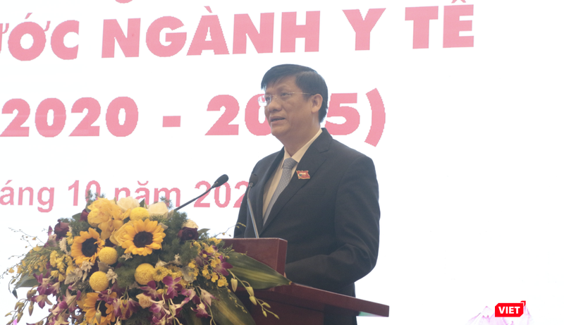 Quyền Bộ trưởng Bộ Y tế Nguyễn Thanh Long (Ảnh: Minh Thuý)