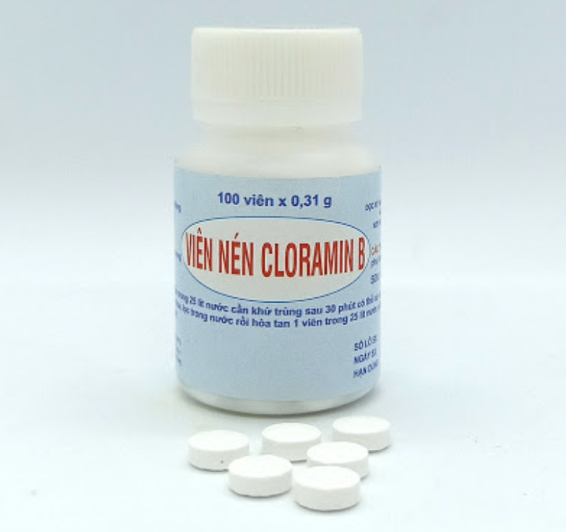 Viên nén Cloramin B (Ảnh: duoctw3.com) Viên nén Cloramin B (Ảnh: duoctw3.com)