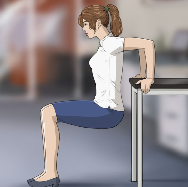 Tập thể dục trong văn phòng (Ảnh: Brightside) Tập thể dục trong văn phòng (Ảnh: Brightside)