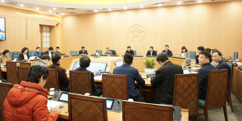 họp Ban Chỉ đạo phòng, chống dịch COVID-19 TP. Hà Nội diễn ra vào chiều nay (18/12) (Ảnh: Phú Khánh) họp Ban Chỉ đạo phòng, chống dịch COVID-19 TP. Hà Nội diễn ra vào chiều nay (18/12) (Ảnh: Phú Khánh)
