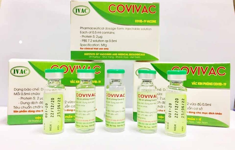 Vaccine phòng COVID-19 COVIVAC (Ảnh- IVAC) 