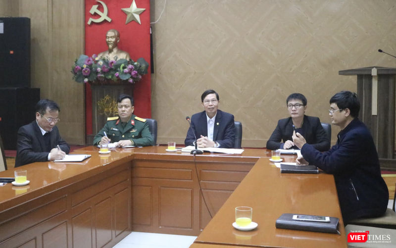 Buổi họp khẩn chỉ đạo, quán triệt việc quản lý các đối tượng cách ly trong khu cách ly tập trung phòng, chống dịch COVID-19 của Sở Y tế Hà Nội (Ảnh: Minh Thuý)