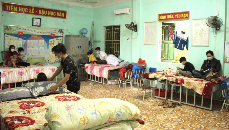 Trường Tiểu học Lai Cách - khu cách ly của 62 chiến binh nhí (Ảnh: BYT) Trường Tiểu học Lai Cách - khu cách ly của 62 chiến binh nhí (Ảnh: BYT)