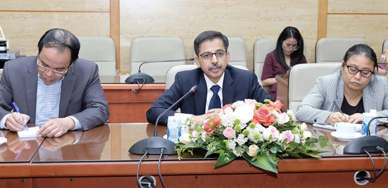 Ông Pranay Verna - Đại sứ Ấn Độ tại Việt Nam (Ảnh - Trần Minh)