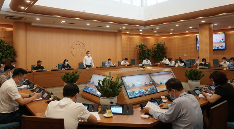 Toàn cảnh cuộc họp trực tuyến chiều 6/5 (Ảnh - Phú Khánh) Toàn cảnh cuộc họp trực tuyến chiều 6/5 (Ảnh - Phú Khánh)