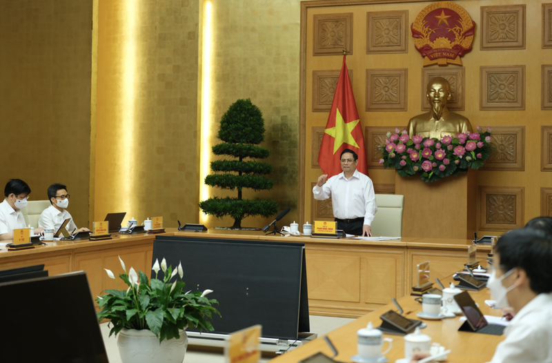 Thủ tướng Chính phủ Phạm Minh Chính chỉ đạo tại buổi làm việc (Ảnh - Quang Hiếu) Thủ tướng Chính phủ Phạm Minh Chính chỉ đạo tại buổi làm việc (Ảnh - Quang Hiếu)