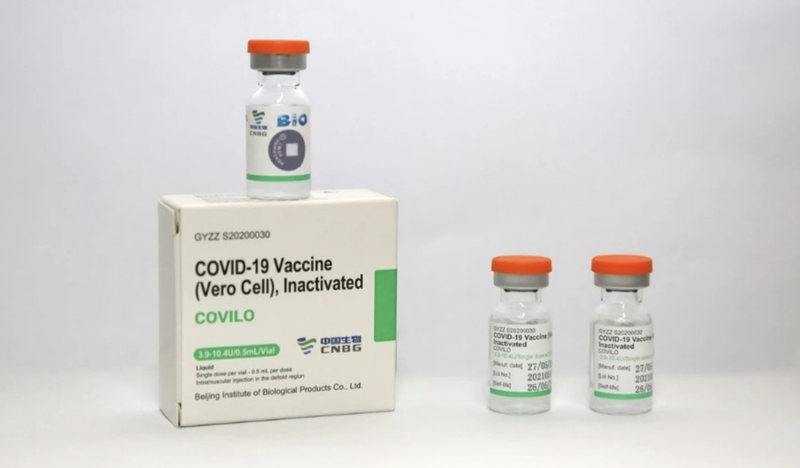 Vaccine phòng COVID-19 Vero Cell của Sinopharm (Ảnh - BYT) 