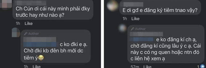 Cô V.P.A. "khoe" không cần đăng ký vẫn tiêm được vaccine nhờ có người quen (Ảnh - FB) Cô V.P.A. "khoe" không cần đăng ký vẫn tiêm được vaccine nhờ có người quen (Ảnh - FB)
