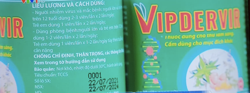 Ảnh chụp thuốc VIPDERVIR điều trị COVID-19 ghi rõ liều lượng và cách dùng cho cả trẻ em và người lớn (Ảnh - BS. Nguyễn Thanh Tùng) Ảnh chụp thuốc VIPDERVIR điều trị COVID-19 ghi rõ liều lượng và cách dùng cho cả trẻ em và người lớn (Ảnh - BS. Nguyễn Thanh Tùng)