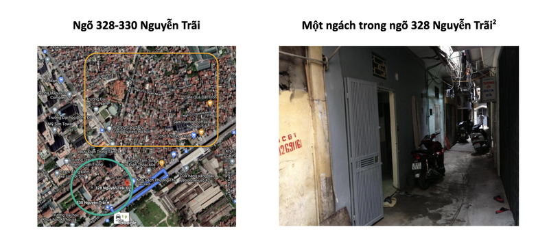 Bản đồ ngõ 328-330 Nguyễn Trãi và hình ảnh 1 ngách trong ngõ 328 Nguyễn Trãi Bản đồ ngõ 328-330 Nguyễn Trãi và hình ảnh 1 ngách trong ngõ 328 Nguyễn Trãi