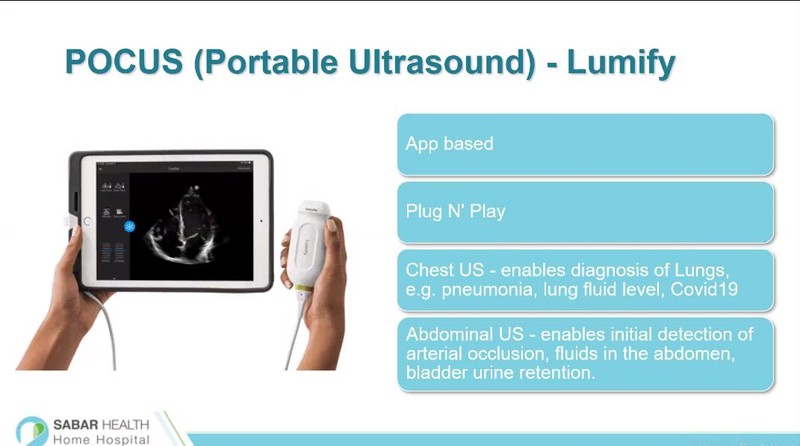 Thiết bị siêu âm di động POCUS (Ảnh - SB)