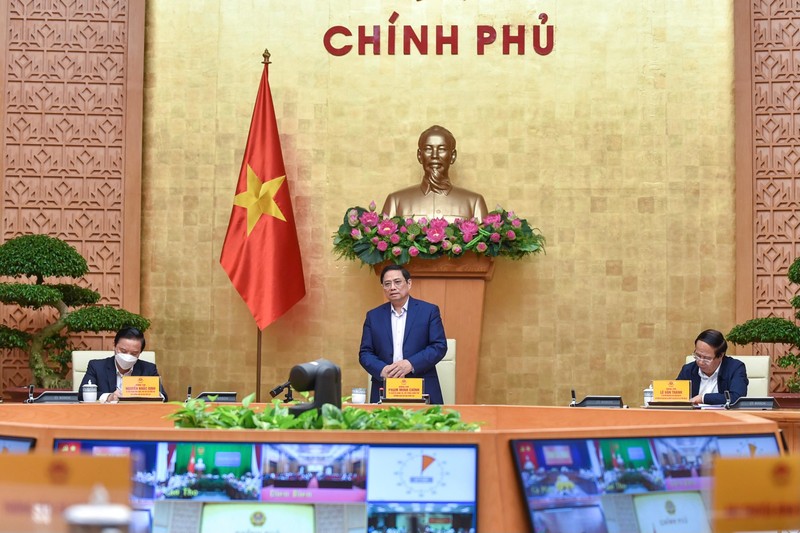 Thủ tướng Chính phủ Phạm Minh Chính chủ trì cuộc họp (Ảnh - Nhật Bắc) Thủ tướng Chính phủ Phạm Minh Chính chủ trì cuộc họp (Ảnh - Nhật Bắc)