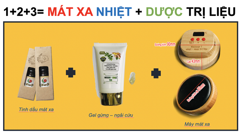 Mát xa nhiệt - dược trị liệu (Ảnh - Viện KHVL)