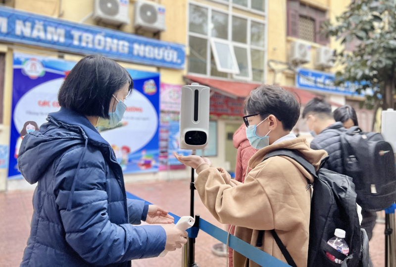 Học sinh quay trở lại trường học (Ảnh - Lê Khanh) Học sinh quay trở lại trường học (Ảnh - Lê Khanh)