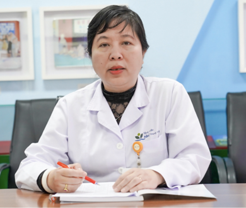 TS.BS. Lưu Thị Mỹ Thục – Trưởng Khoa Dinh dưỡng, Bệnh viện Nhi Trung ương (Ảnh - BVCC)