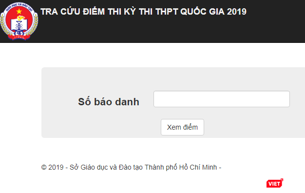 Tra cứu điểm thi tại cổng thông tin điện tử của Sở GD&ĐT TP.HCM Tra cứu điểm thi tại cổng thông tin điện tử của Sở GD&ĐT TP.HCM