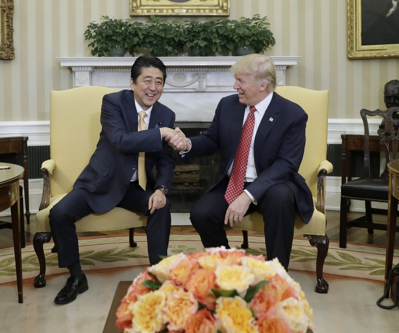 Tổng thống Mỹ Donald Trump và những cú bắt tay "khác người" ảnh 3