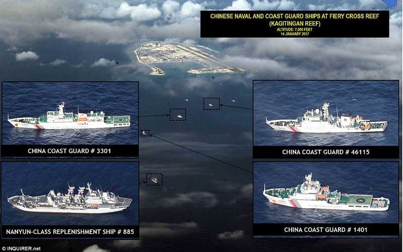 Hải quân Trung Quốc, các tàu tuần duyên bao gồm cả tàu tiếp tế lớp Nanyun.