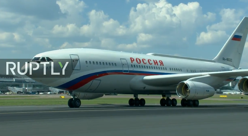 Chuyên cơ của tổng thống Nga.