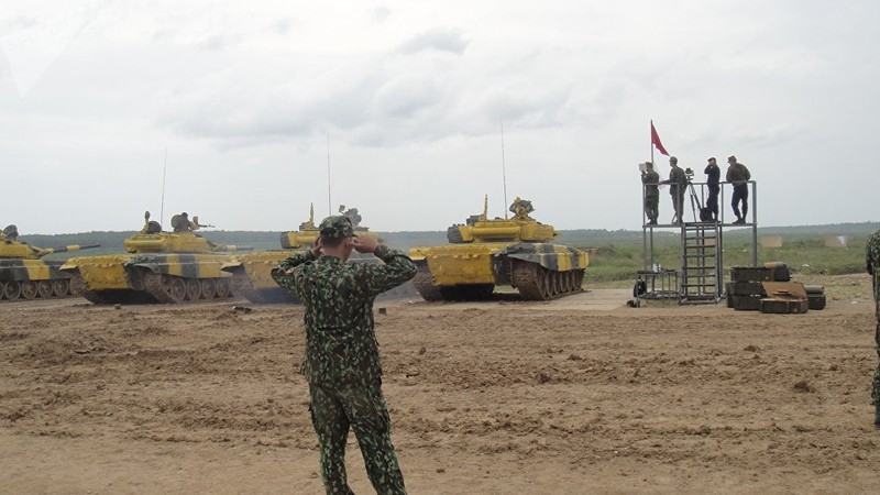Đội Việt Nam chuẩn bị cho cuộc thi quốc tế "Tank Biathlon-2018" Đội Việt Nam chuẩn bị cho cuộc thi quốc tế "Tank Biathlon-2018"