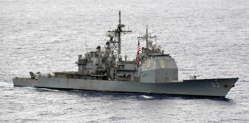 Tàu USS Cowpens của Mỹ gần như đã phải chạm trán với tàu chiến Trung Quốc. Tàu USS Cowpens của Mỹ gần như đã phải chạm trán với tàu chiến Trung Quốc.