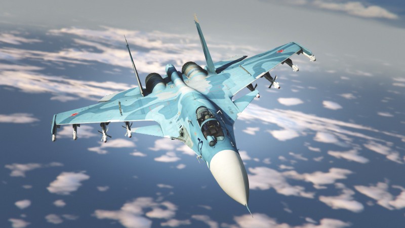 Máy bay chiến đấu Su-33 của Nga. Máy bay chiến đấu Su-33 của Nga.