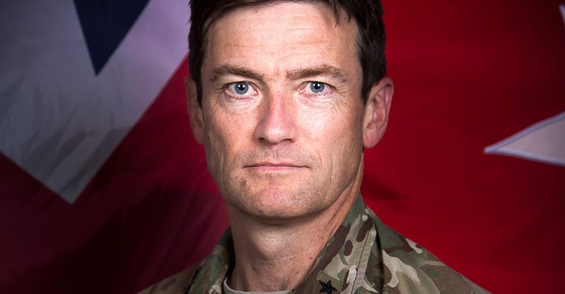 Trung tướng Felix Gedney, phó chỉ huy Chiến dịch Nhổ tận gốc tại Syria và Iraq.