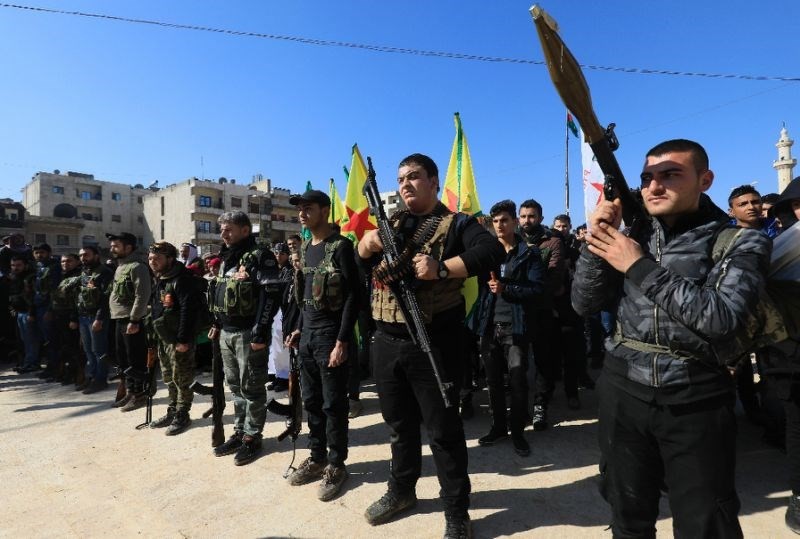 Những đơn vị bảo vệ nhân dân người Kurd (YPG) tại Afrin. Những đơn vị bảo vệ nhân dân người Kurd (YPG) tại Afrin.