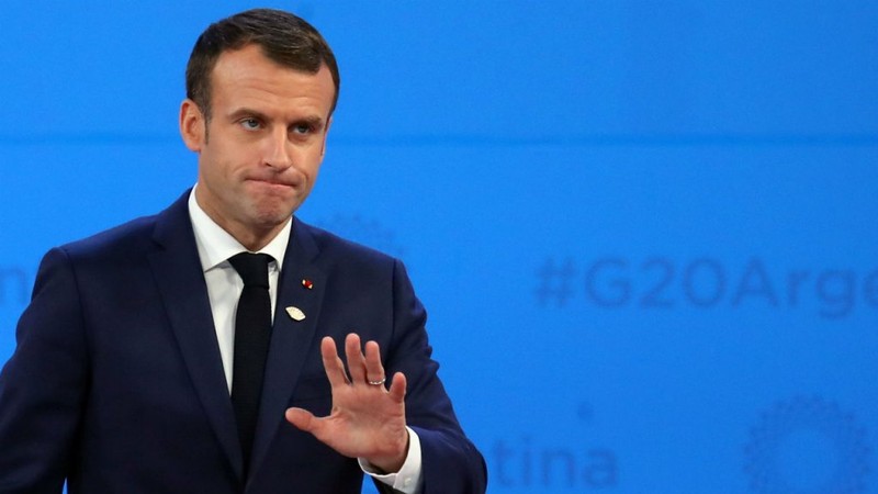 Ông Macron tại Hội nghị Thượng đỉnh G20. Ông Macron tại Hội nghị Thượng đỉnh G20.