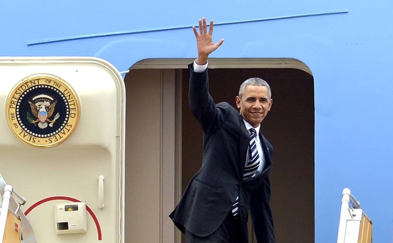 Tổng thống Mỹ Barack Obama kết thúc chuyến thăm chính thức, lịch sử đến Việt Nam chiều 25/5/2016.