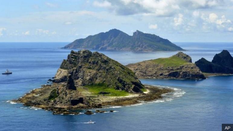 Vùng biển đảo Senkaku. Nguồn ảnh: AP/BBC.