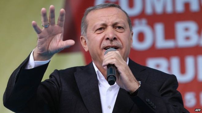 Tổng thống Thổ Nhĩ Kỳ Recep Tayyip Erdogan.