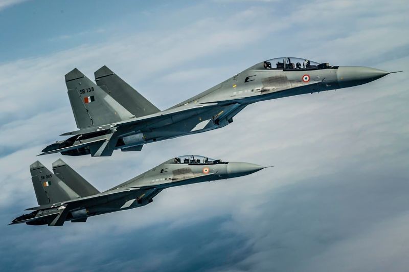 Máy bay Su-30MKI của Không quân Ấn Độ.