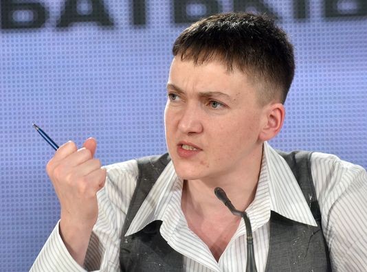 Nghị sĩ Ucraine Nadezhda Savchenko.