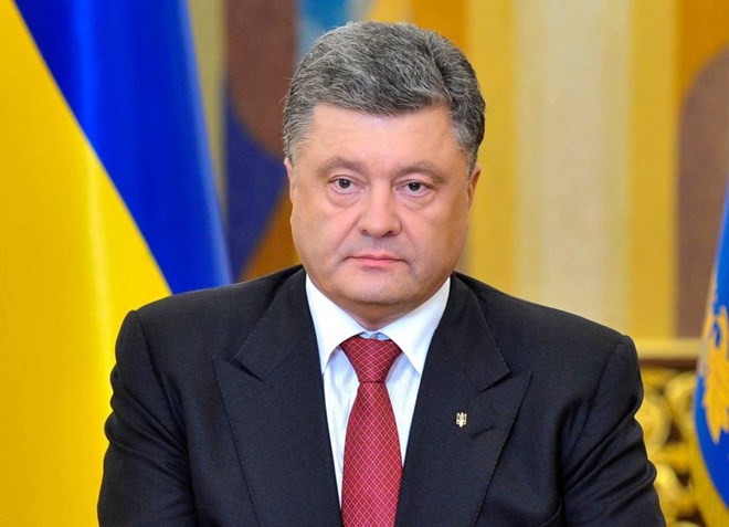 Tổng thống Ukraine Petro Poroshenko. (Nguồn: AFP).