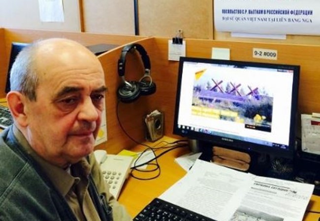 Nhà báo Nga  Alexei Syunnerberg.