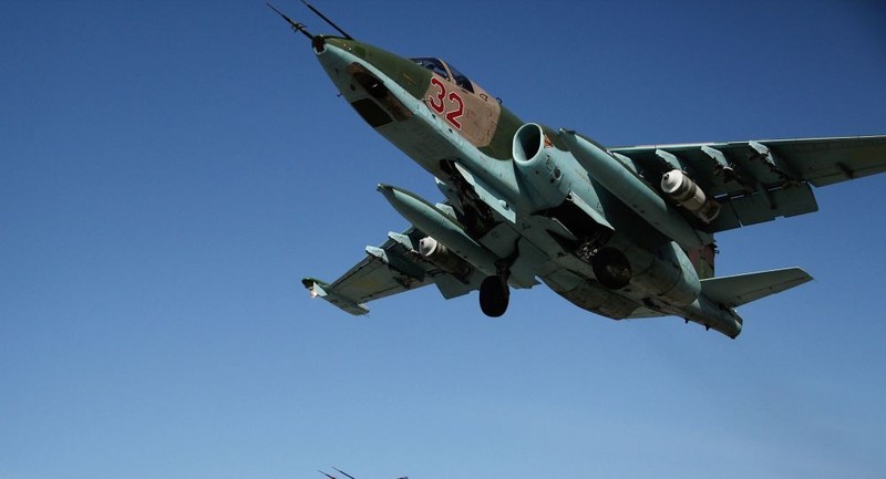 Máy bay Su-25 của Không quân Nga ở Syria (ảnh Sputnik)
