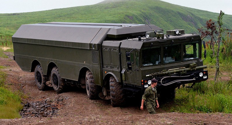 Hệ thống tên lửa Bastion-P do Nga sản xuất.