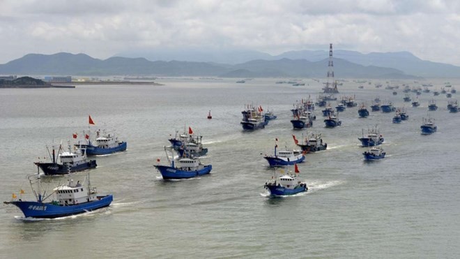 Đội tàu cá xa bờ của Trung Quốc áp dụng chiến thuật IUU để thu lời hàng triệu USD tiền bán hải sản.