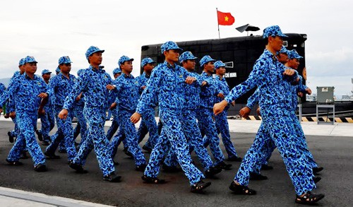 Thủy thủ tàu ngầm Việt Nam.