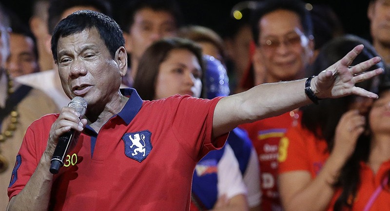 Tổng thống Philippines Duterte.